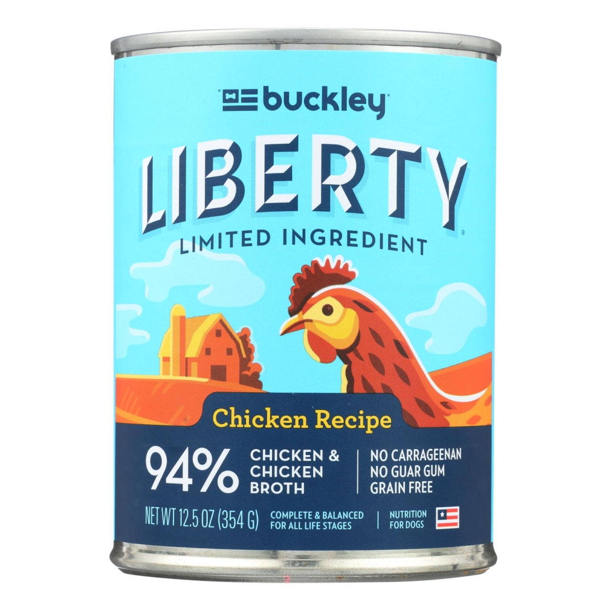Picture of Buckley HG2251072 12.5 oz Liberty Wet Chicken Food - Case of 12