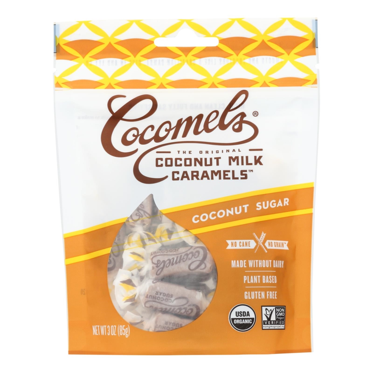 Picture of Cocomels HG2378925 3 Cocont Sugar Milk Caramels - Case of 6