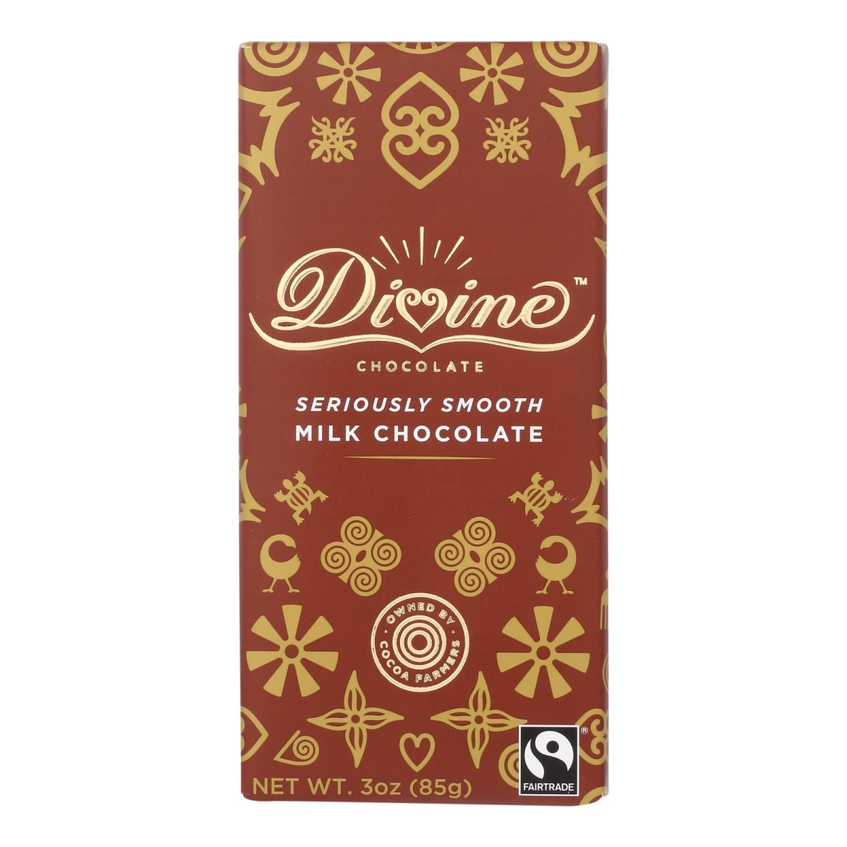 Picture of Divine HG2398428 3 oz Milk Chocolate Bar - Case of 12