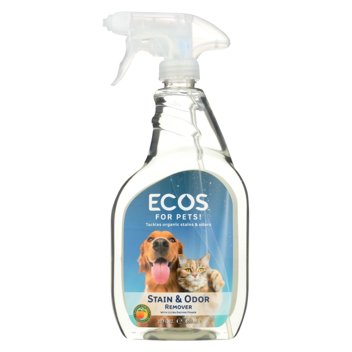 Picture of Ecos for Pets HG1427913 22 oz Stain & Odor Remover for Pet - Case of 6