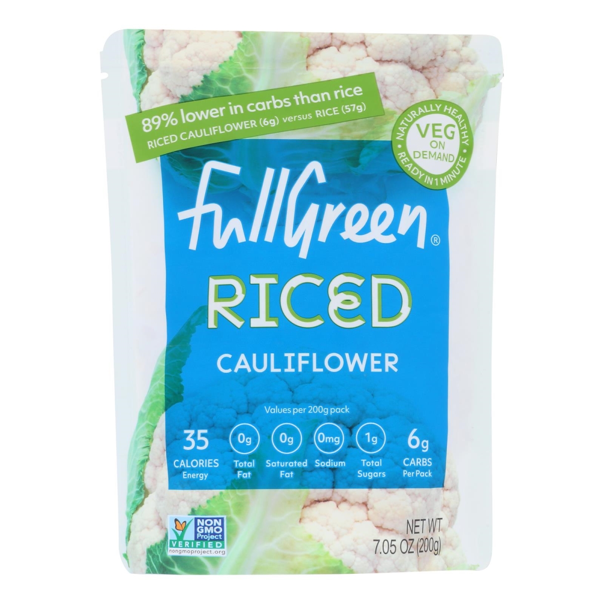 Picture of Fullgreen HG2516540 7.05 oz Riced Veg Cauliflower - Case of 6