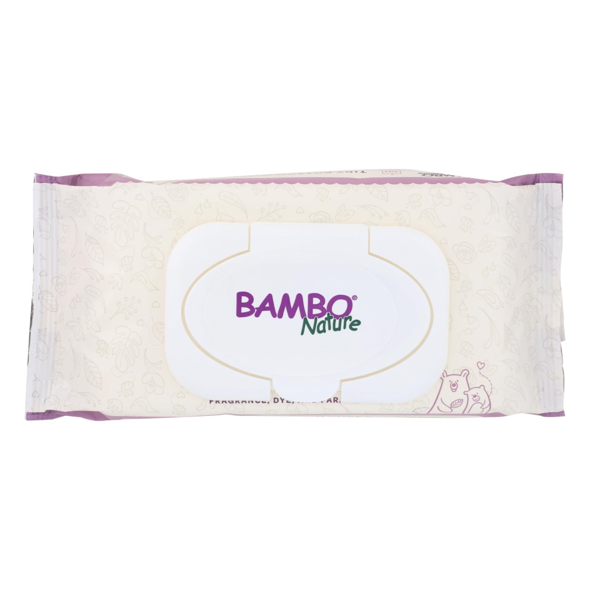 Picture of Bambo Nature HG2228054 Wet Wipes Tidy Bottom Baby Wipes - Case of 24 - 50 Count