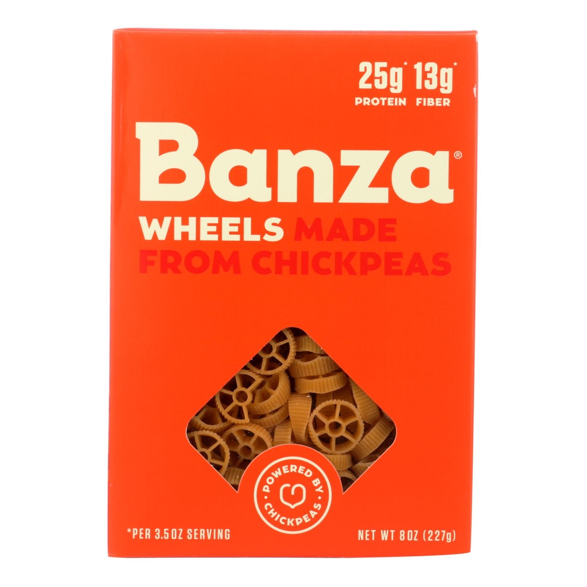 Picture of Banza HG2150365 8 oz Wheels Chickpea Pasta - Case of 6