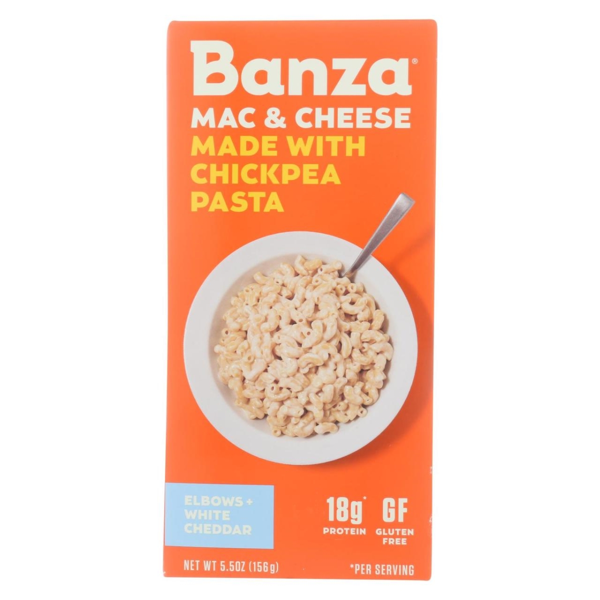 Picture of Banza HG2347029 5.5 oz Chickpea Mac & Cheese Pasta - White Cheddar - Case of 6