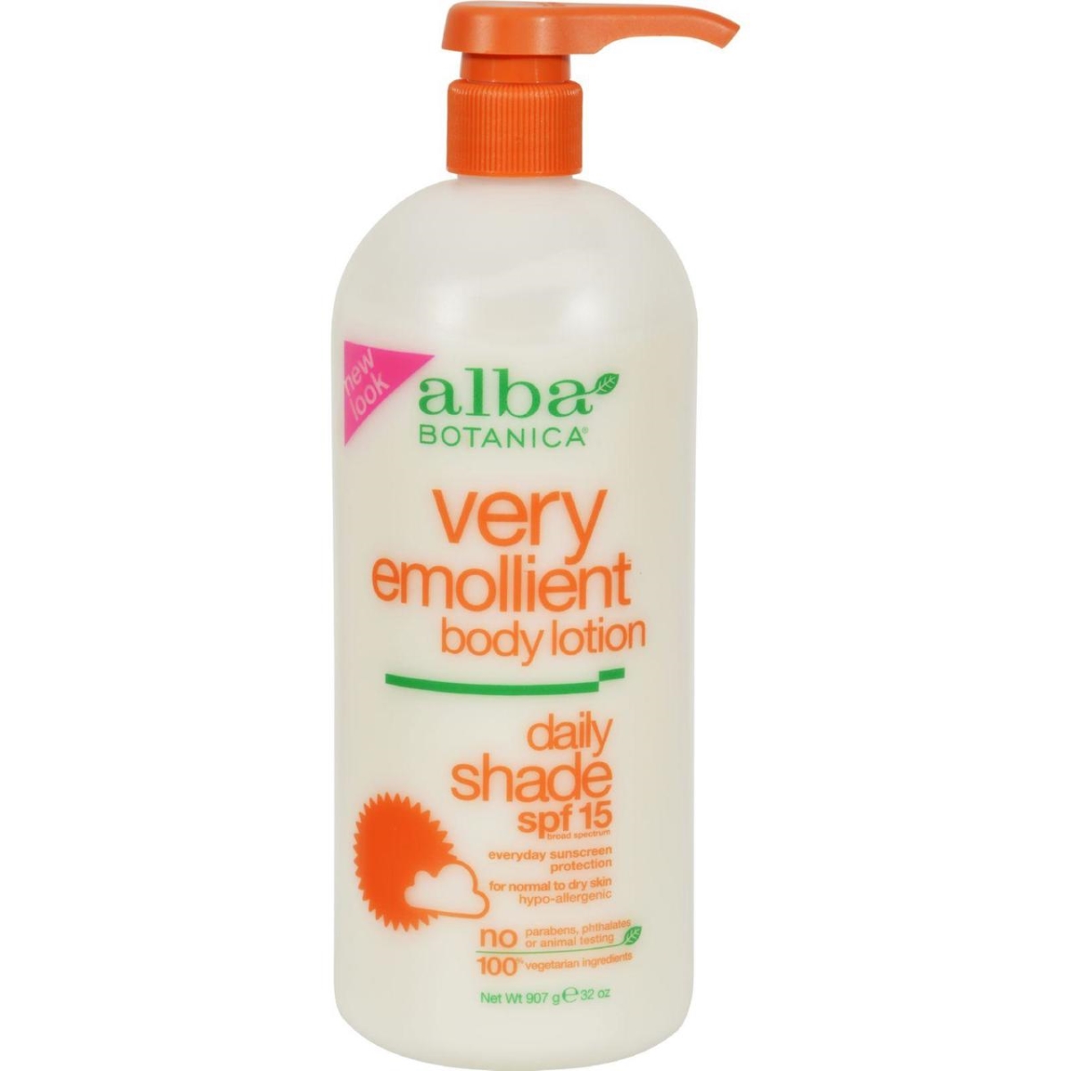 Picture of Alba Botanica HG0699744 32 fl oz Very Emollient Natural Body Lotion SPF 15
