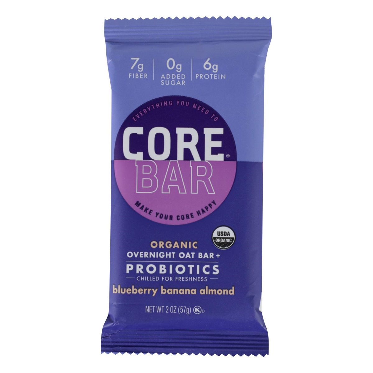 Picture of Core Foods HG2425403 2 oz Bar Probiotic Blubry Food - Case of 8