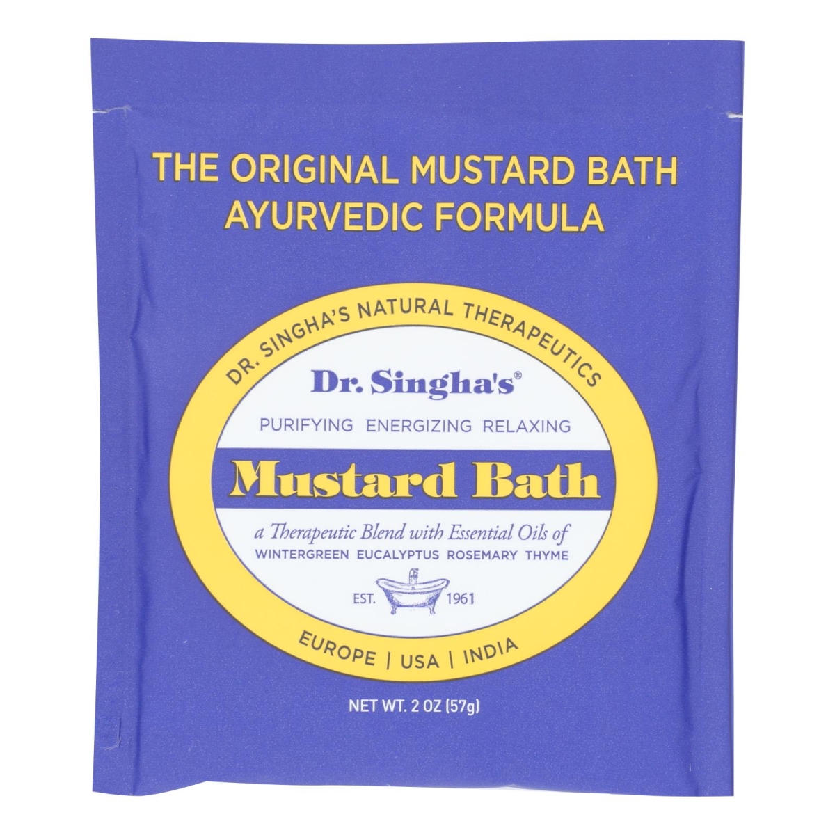 Picture of Dr. Singhas HG2396737 2 oz Mustard Bath Salts - Case of 14