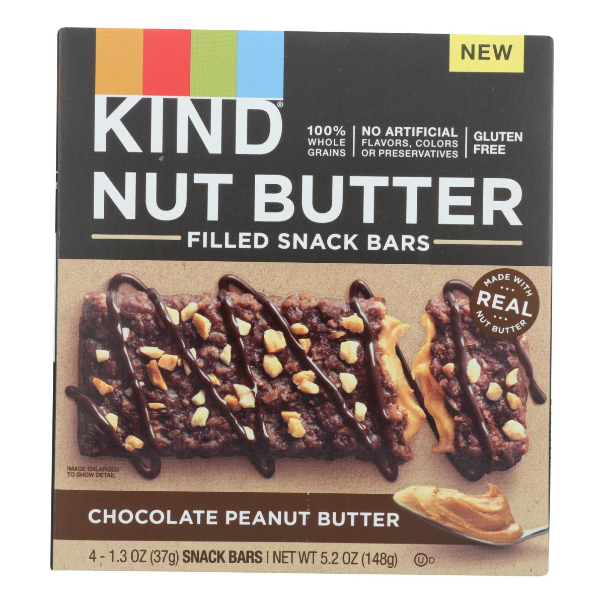 Picture of Kind HG2346799 4-1.3 oz Peanut Butter Filled Bar Chocolate - Case of 8