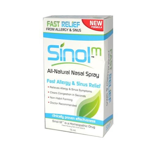 Picture of Sinol HG0785402 15 ml Homeopathic Allergy & Sinus Relief