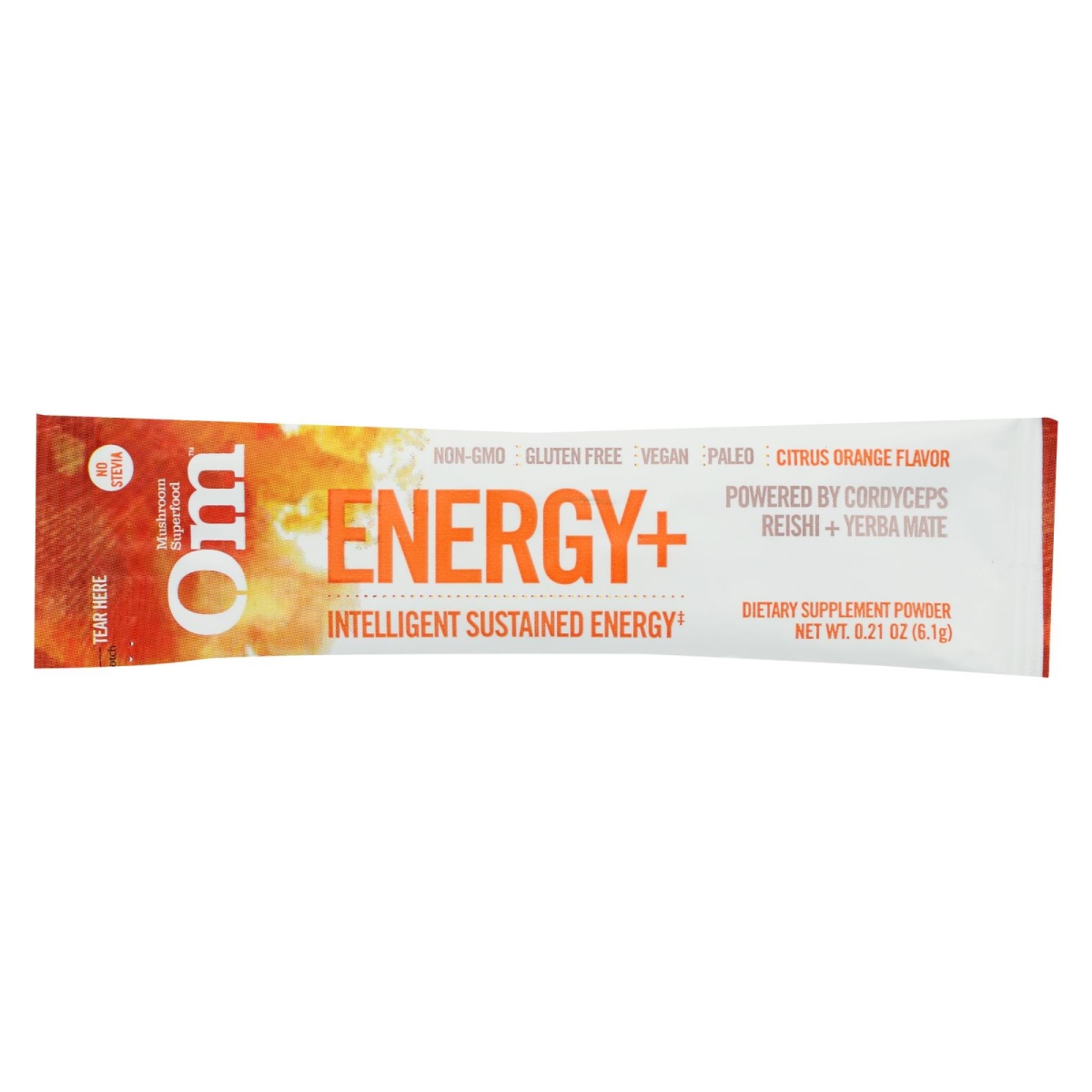 Picture of OM HG2383891 0.21 oz Nutrition Energy Citrus Orange Dietary Supplement Powder - Case of 10