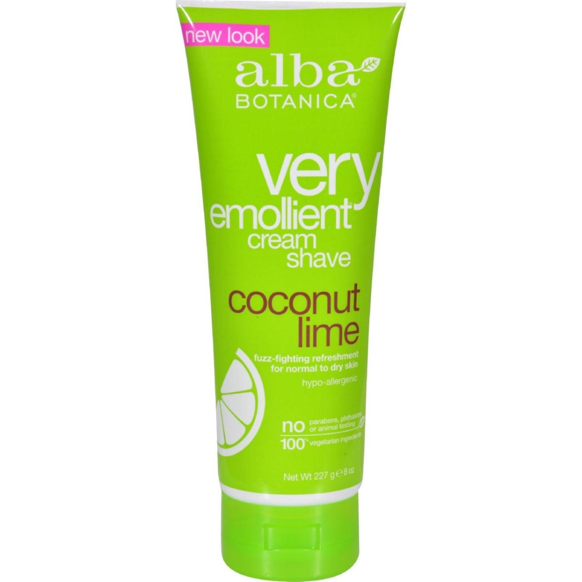 Picture of Alba Botanica HG0684027 8 fl oz Moisturizing Cream Shave for Men & Women&#44; Coconut Lime
