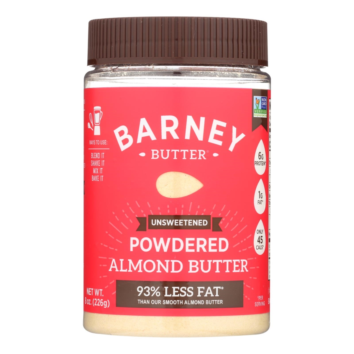Picture of Barney Butter HG2324002 8 oz Powdered Almond Butter - Case of 6
