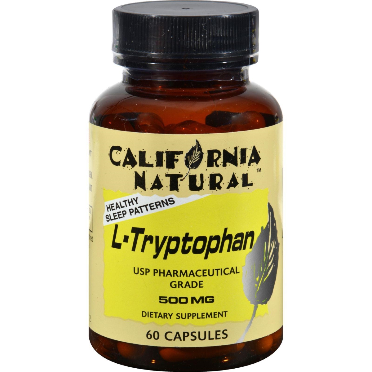 Picture of California Natural HG0744235 500 mg L-tryptophan&#44; 60 Capsules