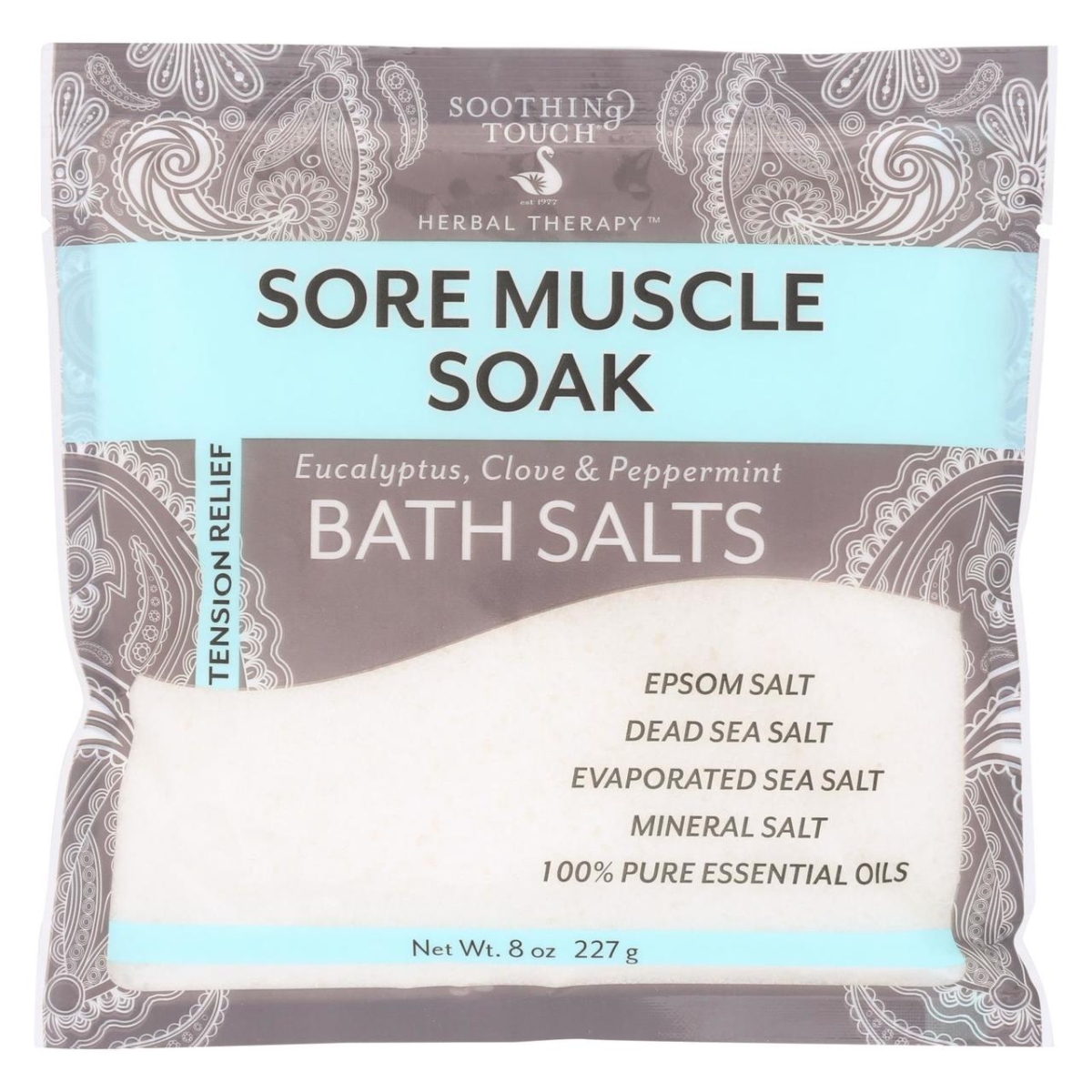 Picture of Soothing Touch HG2160588 8 oz Bath Salts - Muscle Soak - Case of 6