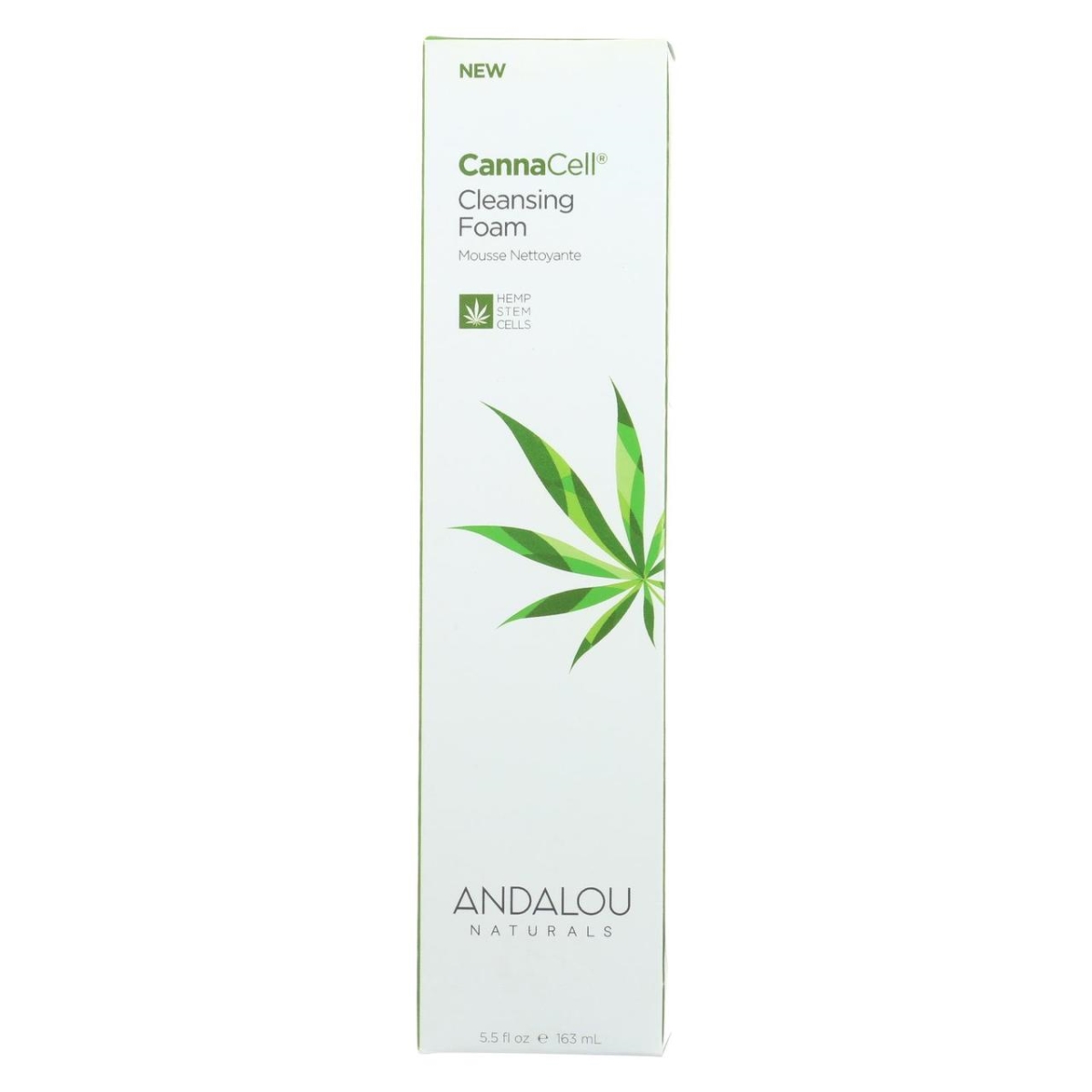 Picture of Andalou Naturals HG2292829 5.5 fl oz Cannacell Cleansing Foam
