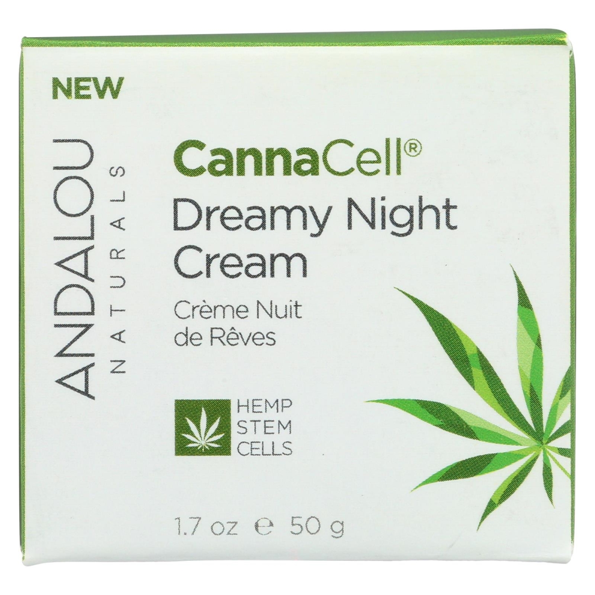 Picture of Andalou Naturals HG2293041 1.7 oz Cannacell Dreamy Night Cream
