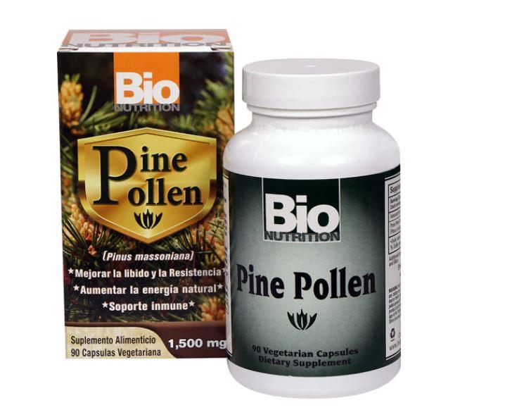 Picture of Bio Nutrition HG2330645 Pine Pollen - 90 Vegetarian Capsules
