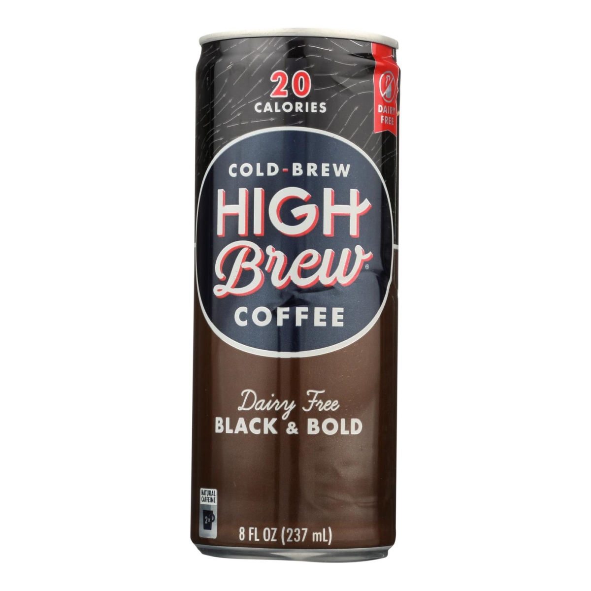 Picture of High Brew HG2506327 8 fl oz Black & Bold Cold-Brew Coffee - Case of 12