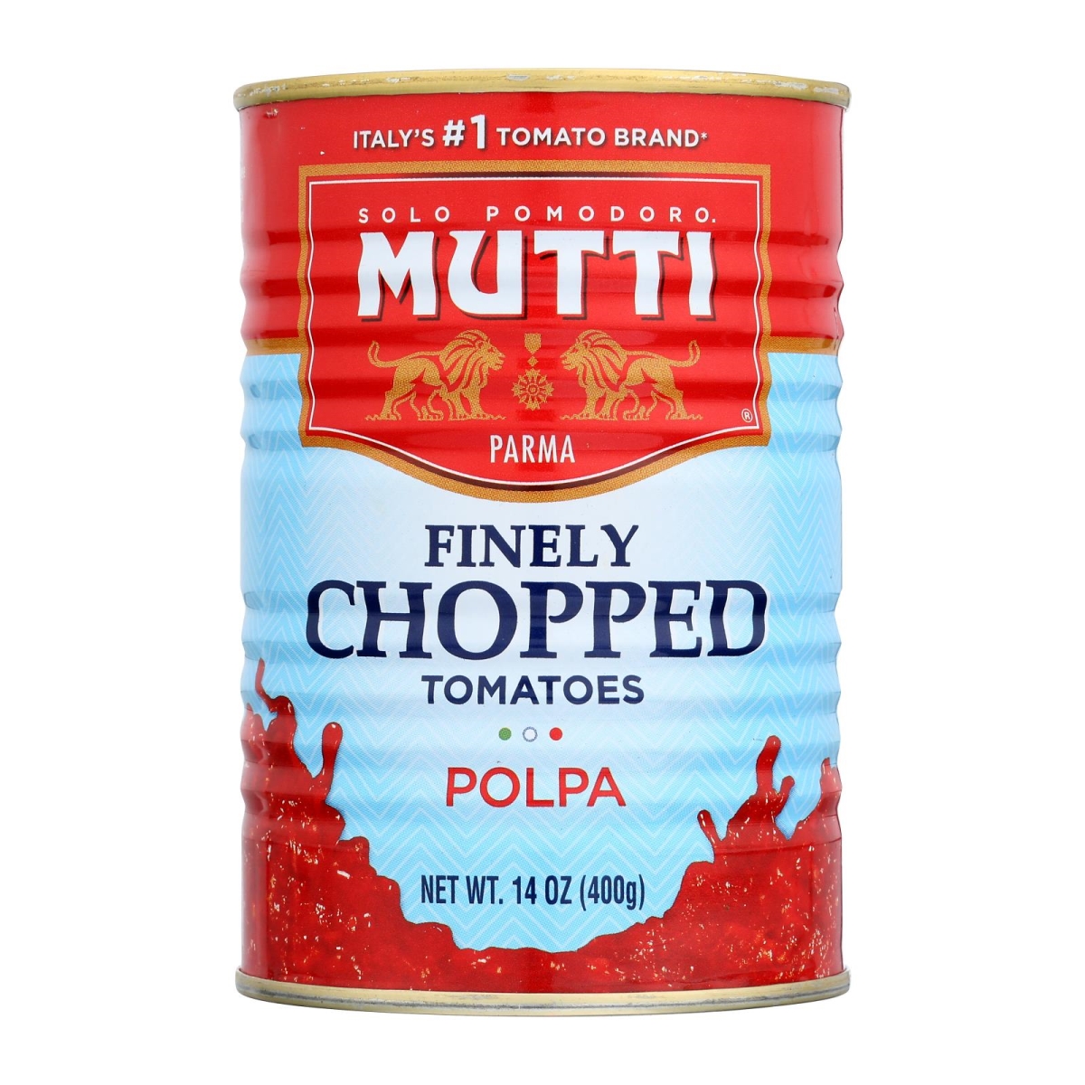 Picture of Mutti HG1283175 14 oz Finely Chopped Tomatoes Polpa Paste - Case of 12
