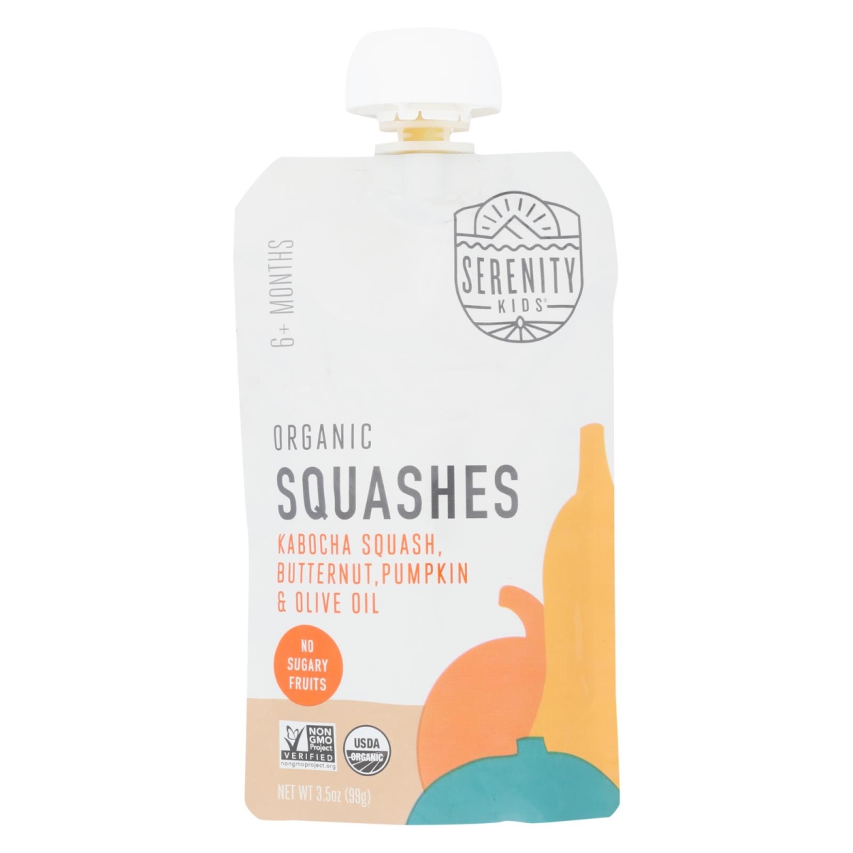 Picture of Serenity Kids HG2367308 3.5 oz Pouch Squashes Baby Food - Case of 6