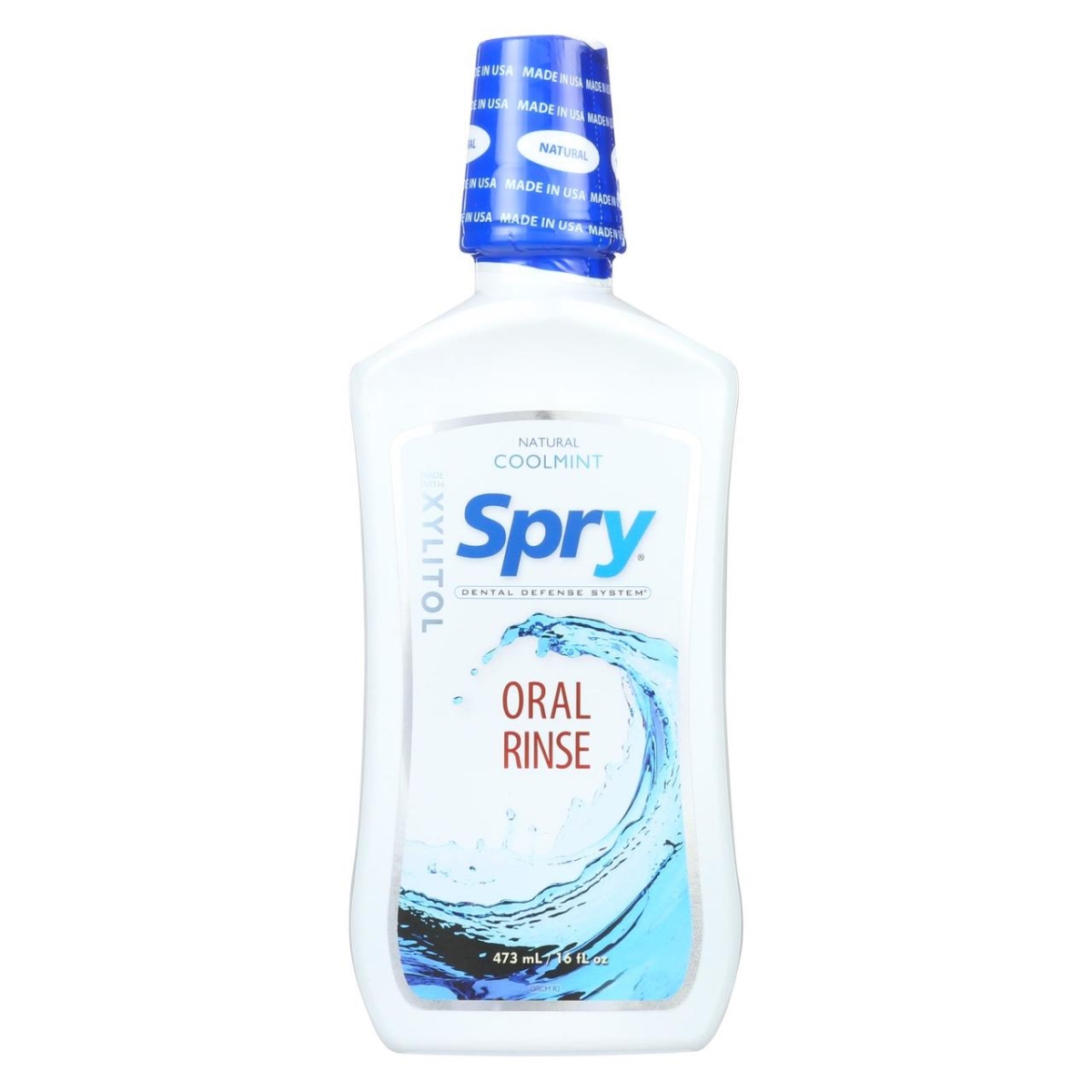 Picture of Spry HG1701465 16 fl oz Natural Oral Rinse - Cool Mint