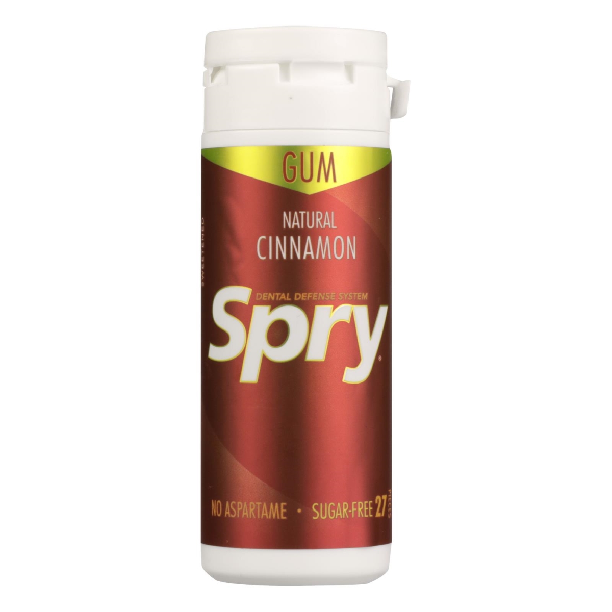 Picture of Spry HG2441517 All Natural Cinnamon Chewing Gum for Dental - Case of 6 - 27 Count
