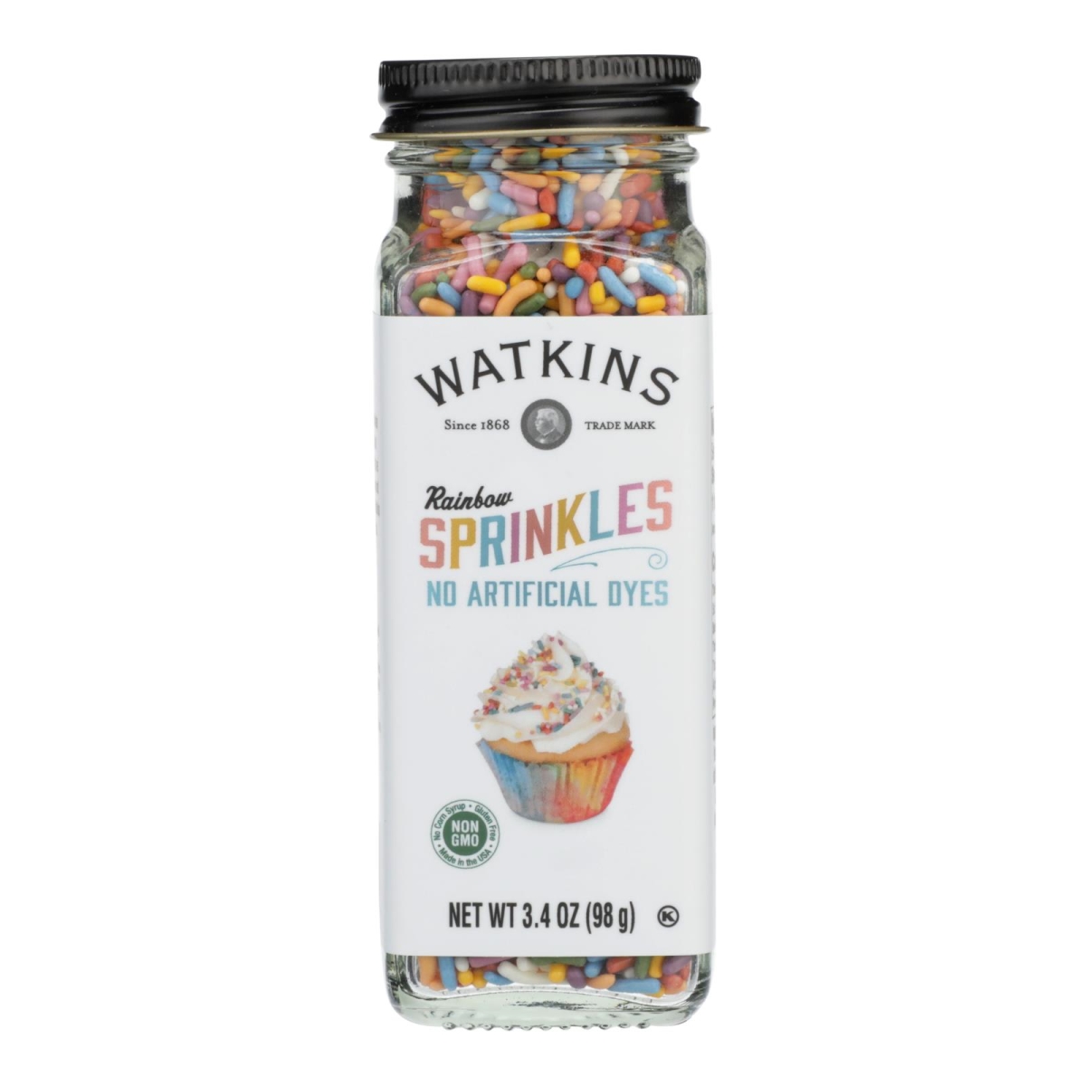Picture of Watkins HG2590750 3.4 oz Decorating Rainbow Dyes Sprinkle - Case of 3