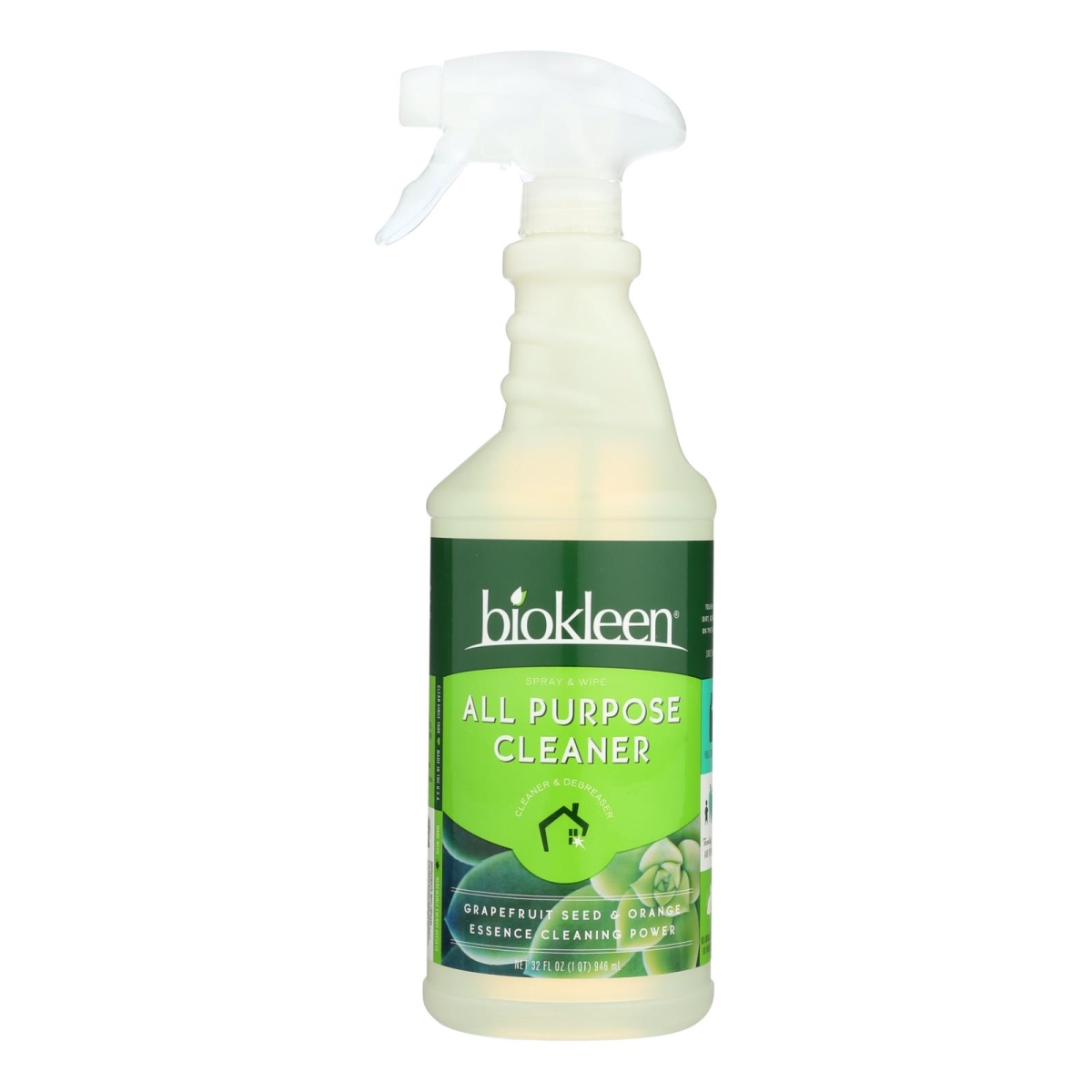 Picture of Biokleen HG2566511 32 fl oz Spray & Wipe All Purpose Cleaner - Case of 6