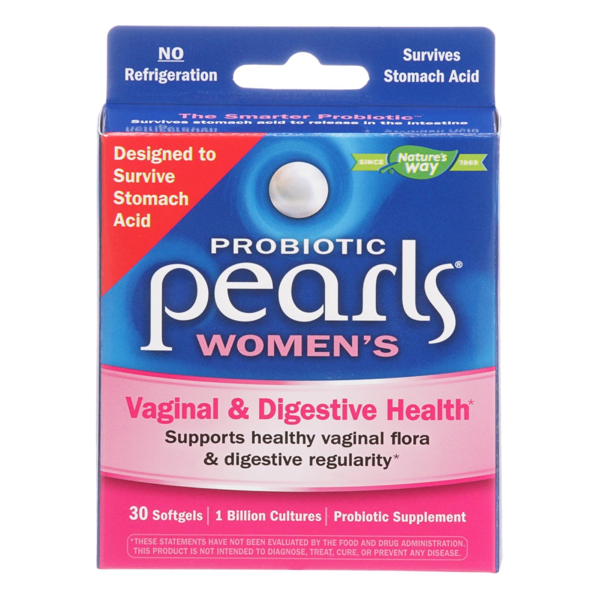 Picture of Enzymatic Therapy HG2124840 Womens Digestive & Yeast Balance Probiotic Pearls Supplement - 30 Softgels
