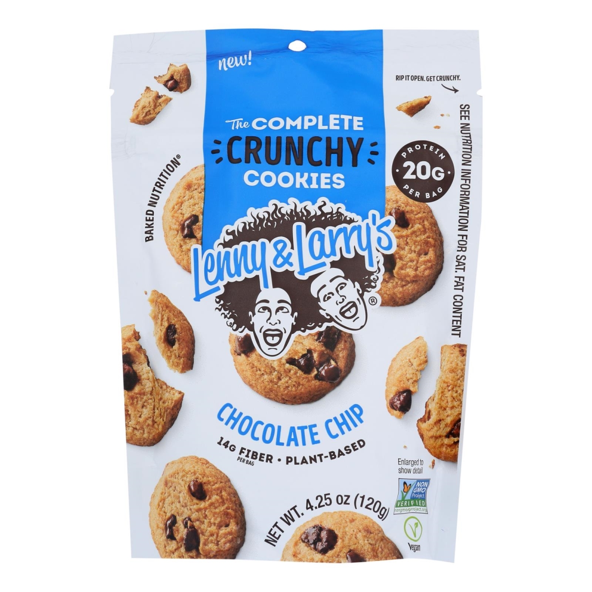 Picture of Lenny & Larrys HG2472009 4.25 oz The Complete Crunchy Cookies - Case of 6