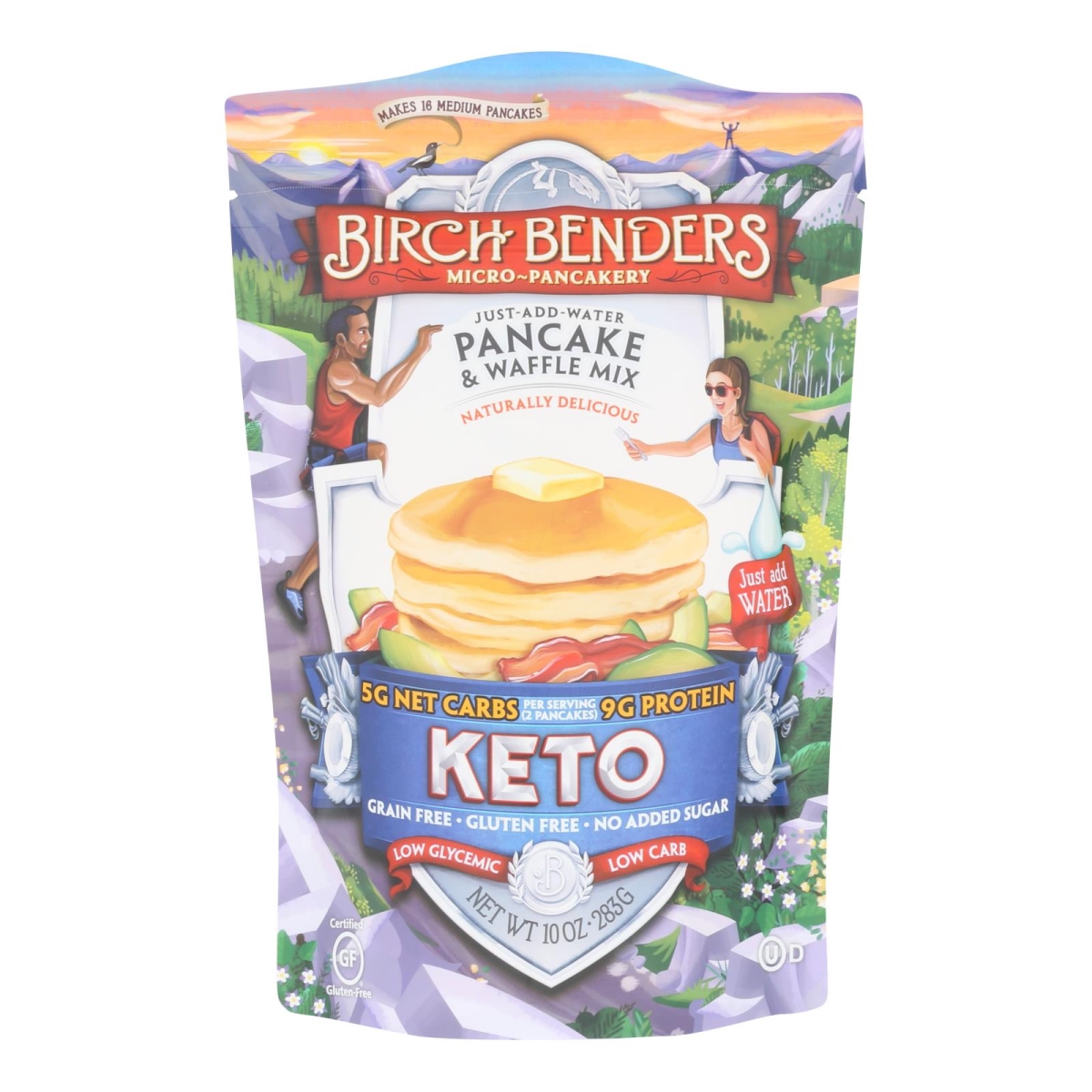 Picture of Birch Benders HG2377471 10 oz Pancake & Waffle Mix - Keto&#44; Case of 6