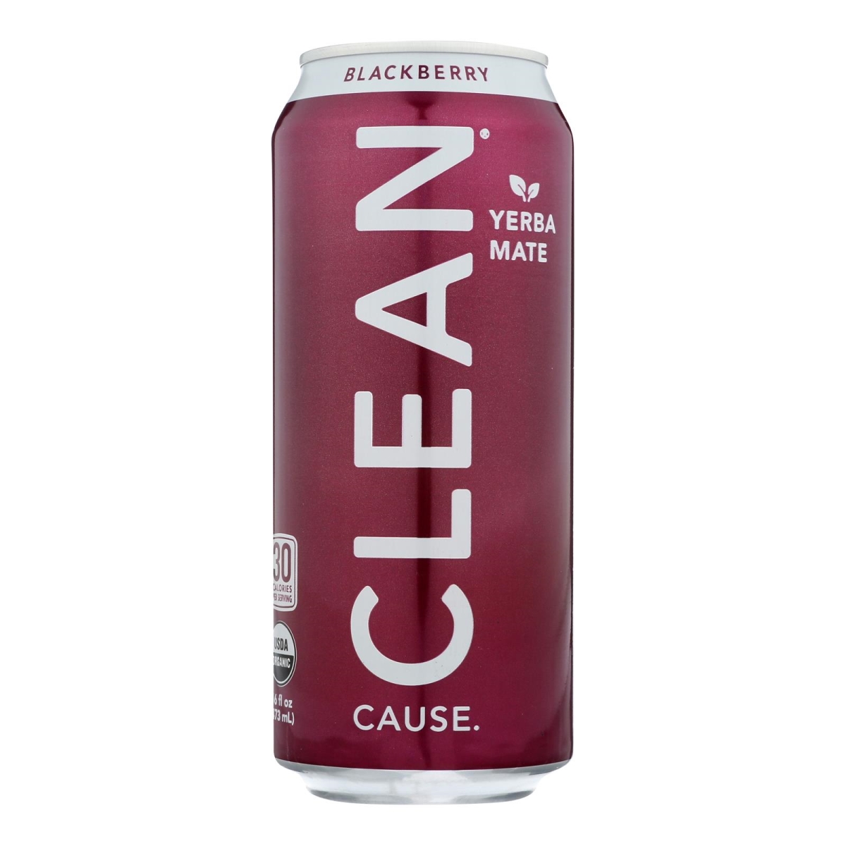 Picture of Clean Cause HG2406767 16 fl oz Yerba Mate Blackberry Clean Drink - Case of 12