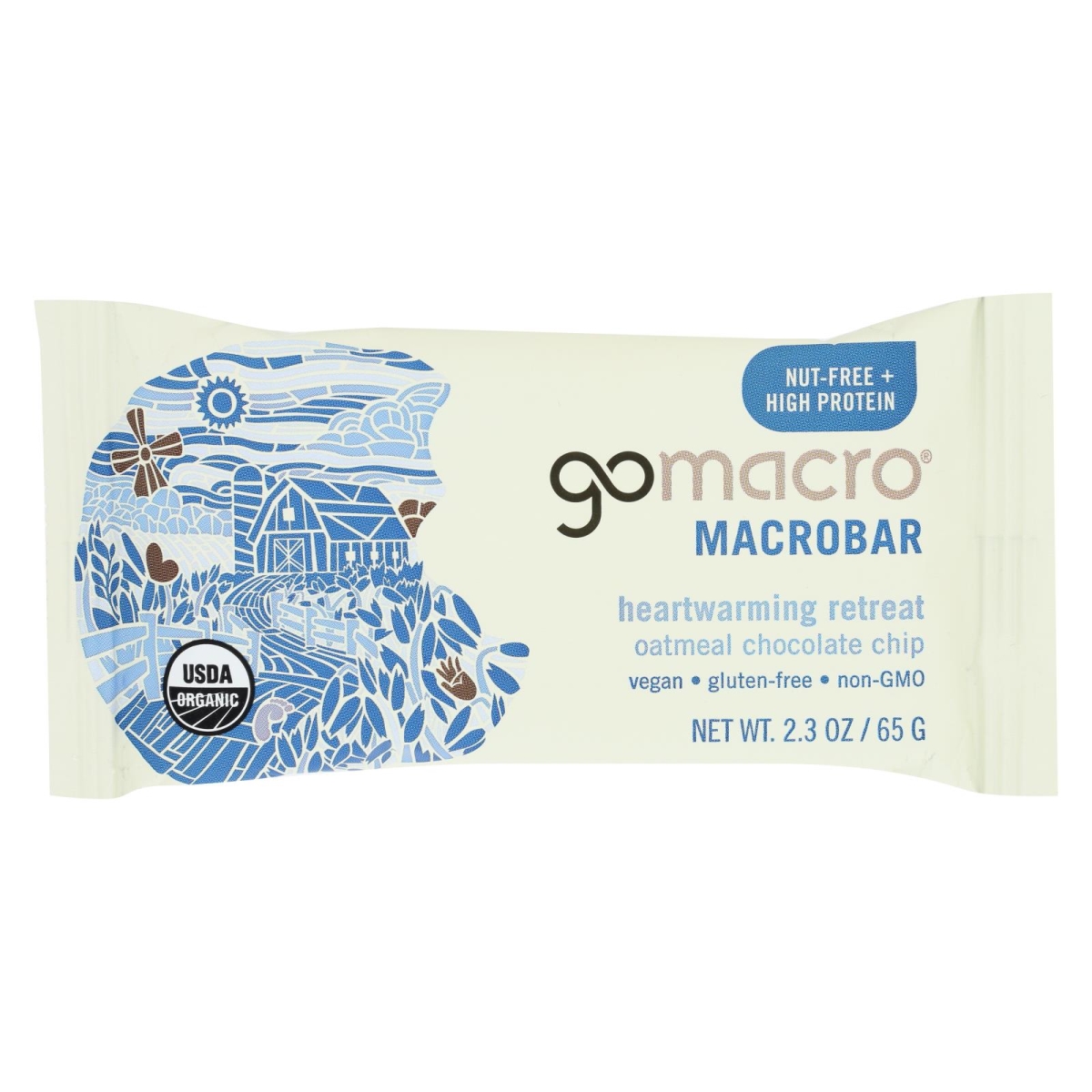 Picture of Gomacro HG2418200 2.3 oz Bars Oatmea Chocolate Chip - Case of 12