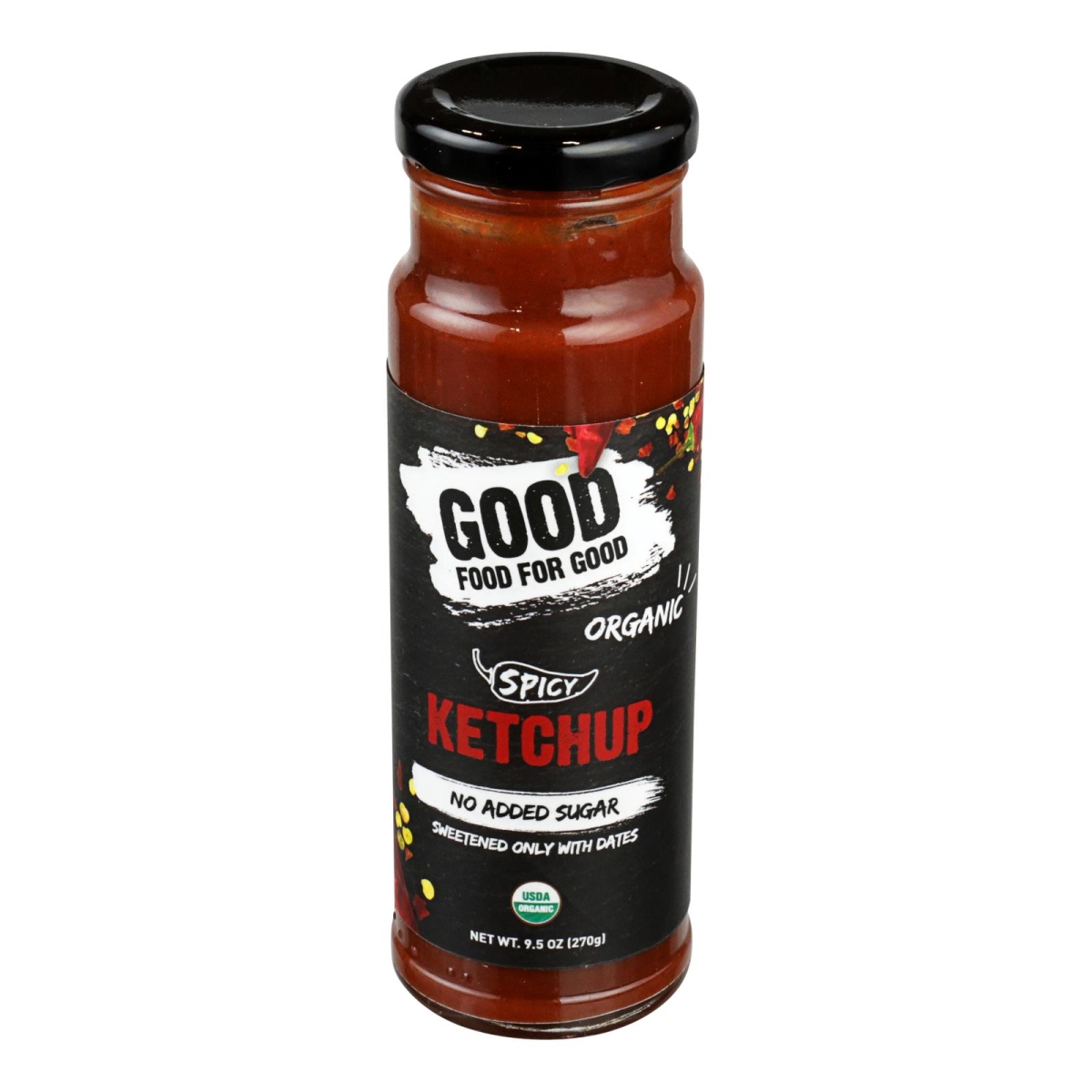 Picture of Good Food for Good HG2512507 9.5 oz Ketchup Spicy - Case of 6