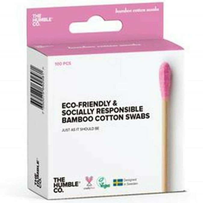 Picture of Humble HG2485597 Bamboo Cotton Swabs - Case of 10 - 100 Count