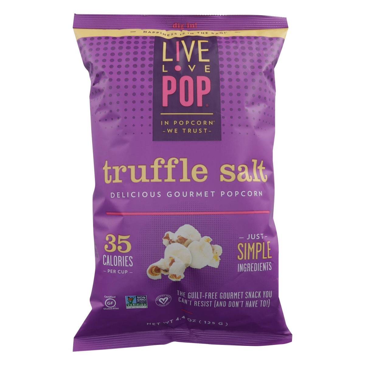 Picture of Live Love Pop HG2096972 4.4 oz Delicious Gourmet Popcorn - Case of 12