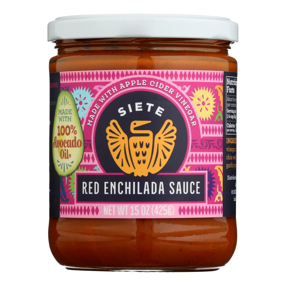 Picture of Siete HG2535425 16 oz Red Enchilada Sauce - Case of 6