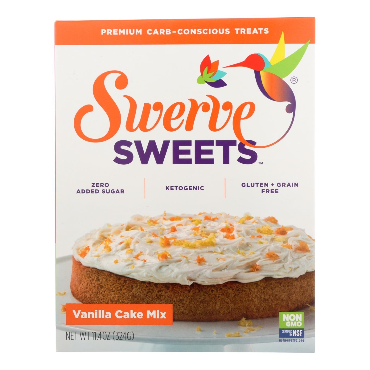 Picture of Swerve HG2297141 11.4 oz Mix Bake Vanilla Cake - Case of 6