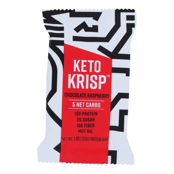 Picture of Keto Krisp HG2512275 1.8 oz Chocolate Raspberry Bar - Case of 12
