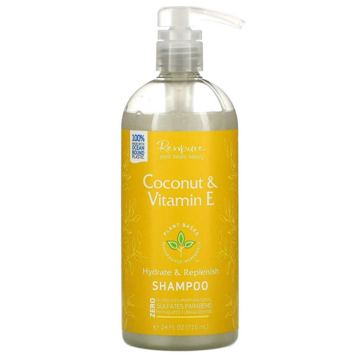 Picture of Renpure HG2682441 24 oz Coconut & Vitamin E Shampoo
