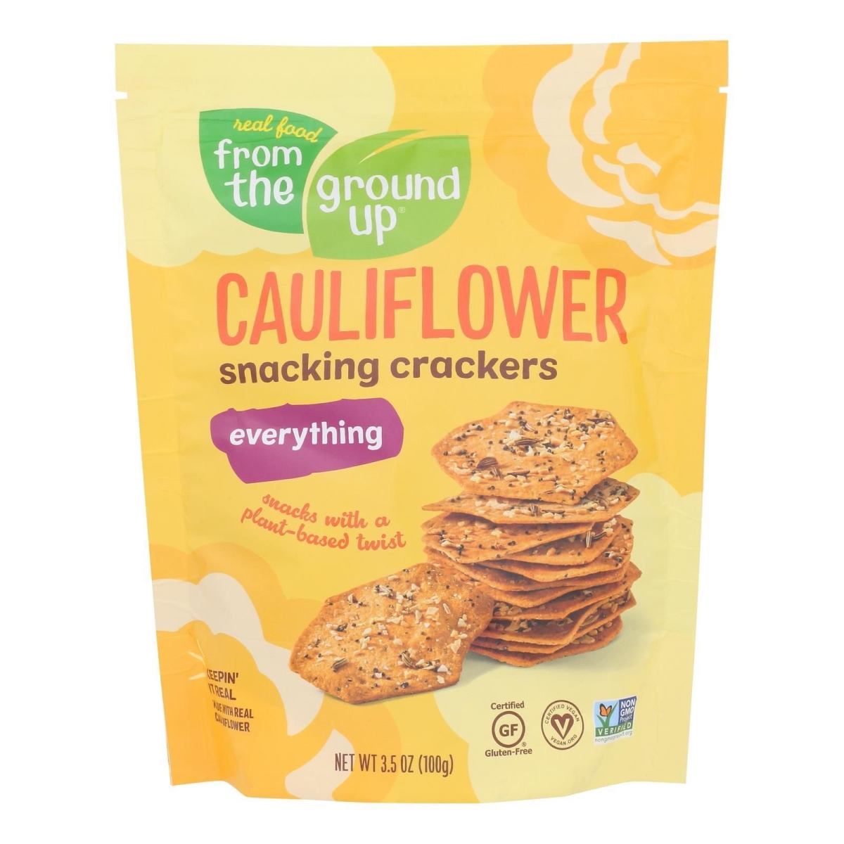 Picture of From The Ground Up HG2701464 3.5 oz Everything Snacking Crackers - Case of 6