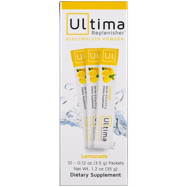 Picture of Ultima Replenisher HG2702876 Lemonade Electrolytes Drink Mixed - Case of 6 - 10 Count