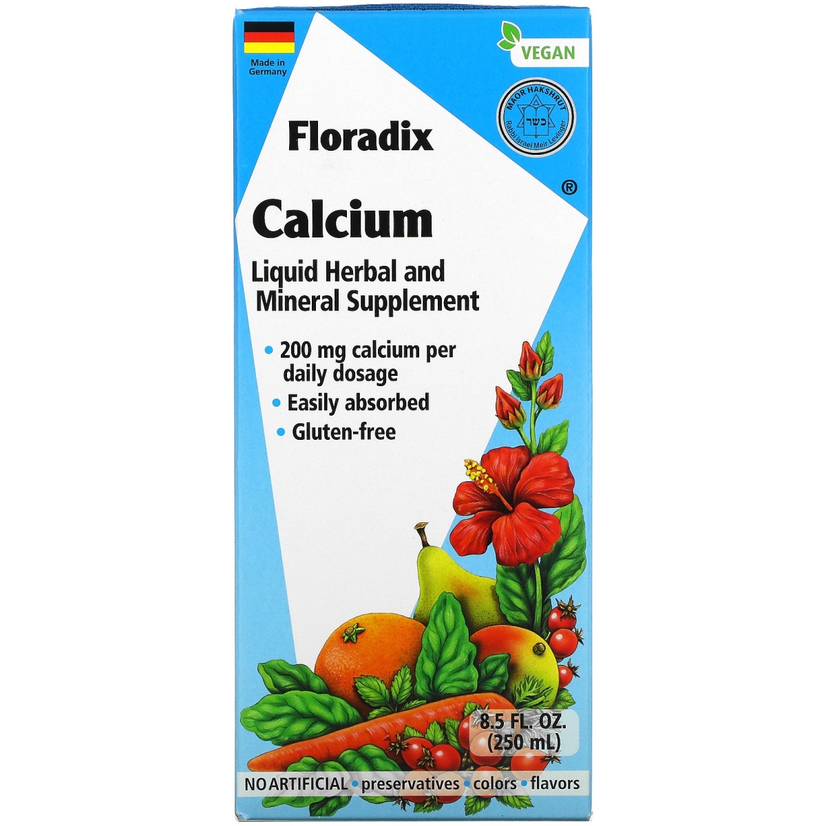 Picture of Floradix HG2706216 8.5 oz Calcium Liquid