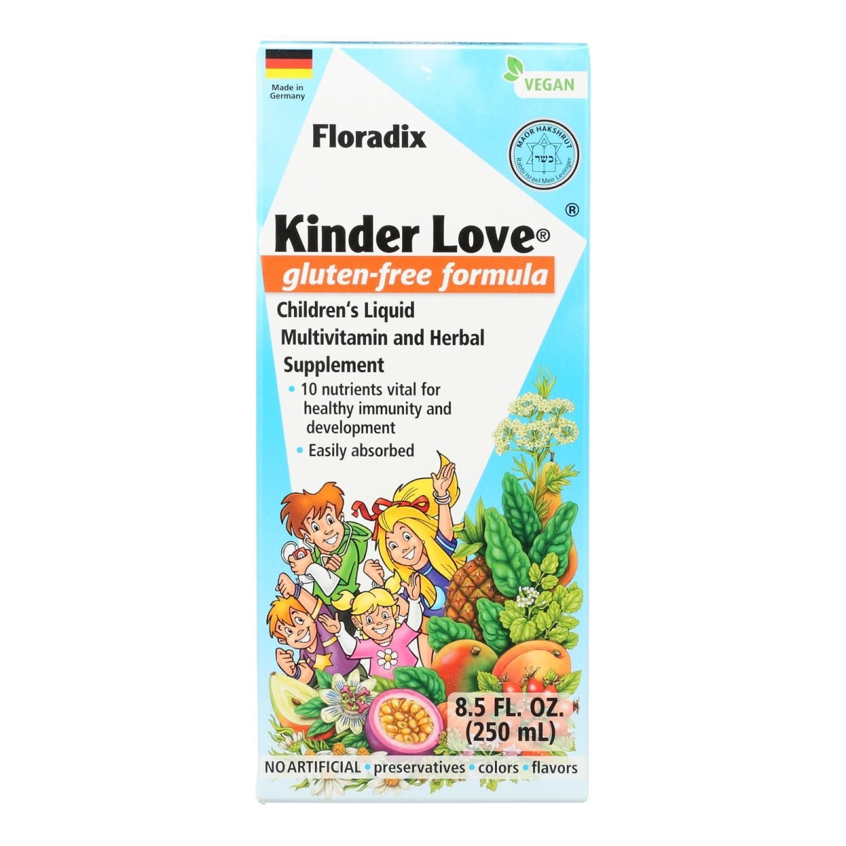 Picture of Floradix HG2706315 8.5 oz Multivitamin Kinder Love Child Herbs Liquid Supplement