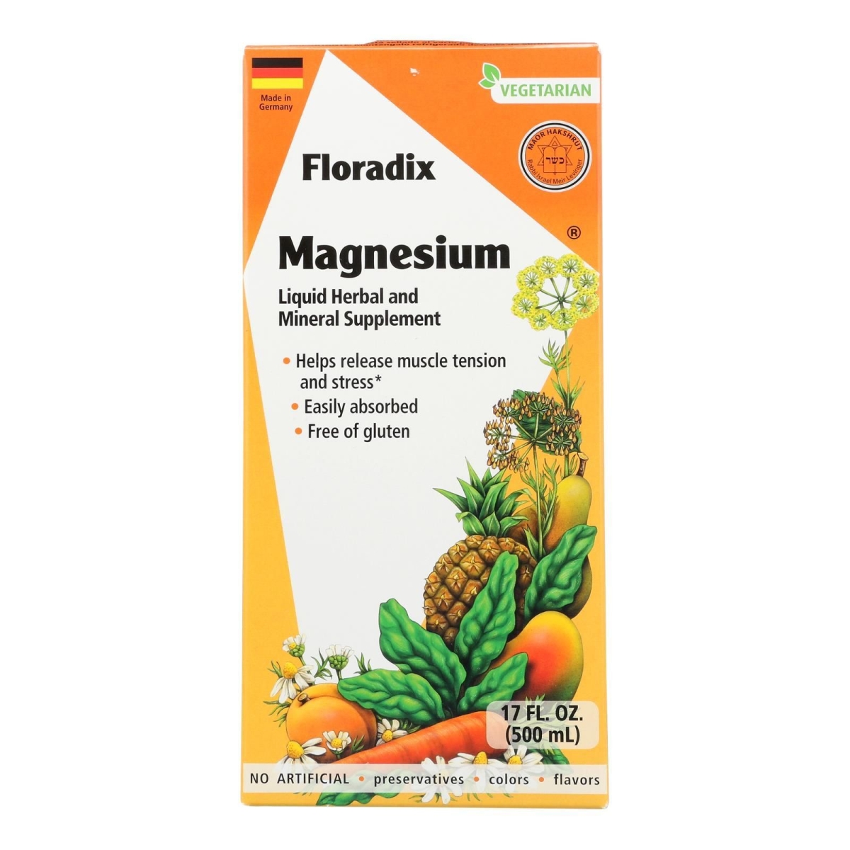 Picture of Floradix HG2706323 17 oz Magnesium Liquid Supplement