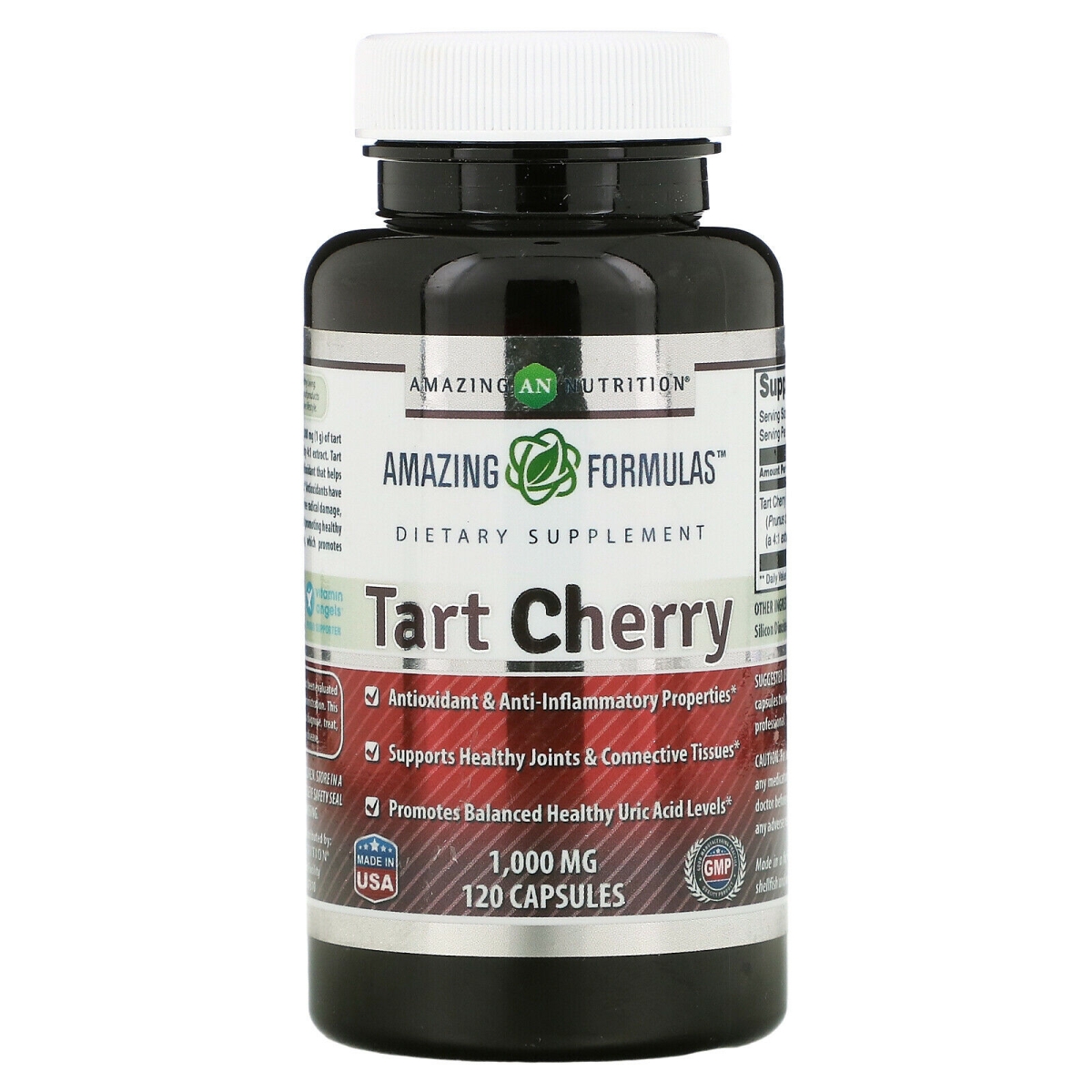 Picture of Amazing Formulas HG2718526 1000 mg Tart Cherry Capsules - 120 Count