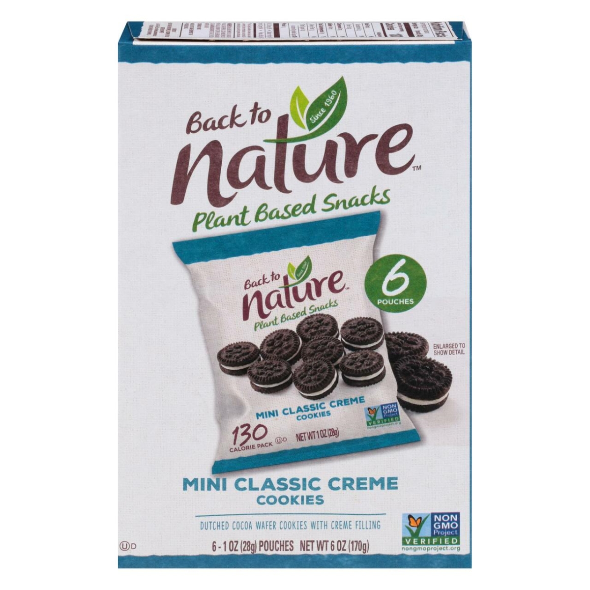 Picture of Back To Nature HG2559276 6 oz Mini Classic Creme Cookie - Case of 4