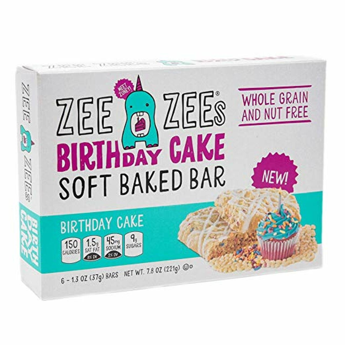 Picture of Zee Zees HG2625820 7.8 oz Bars Soft Baked Birthday Cake - Case of 8