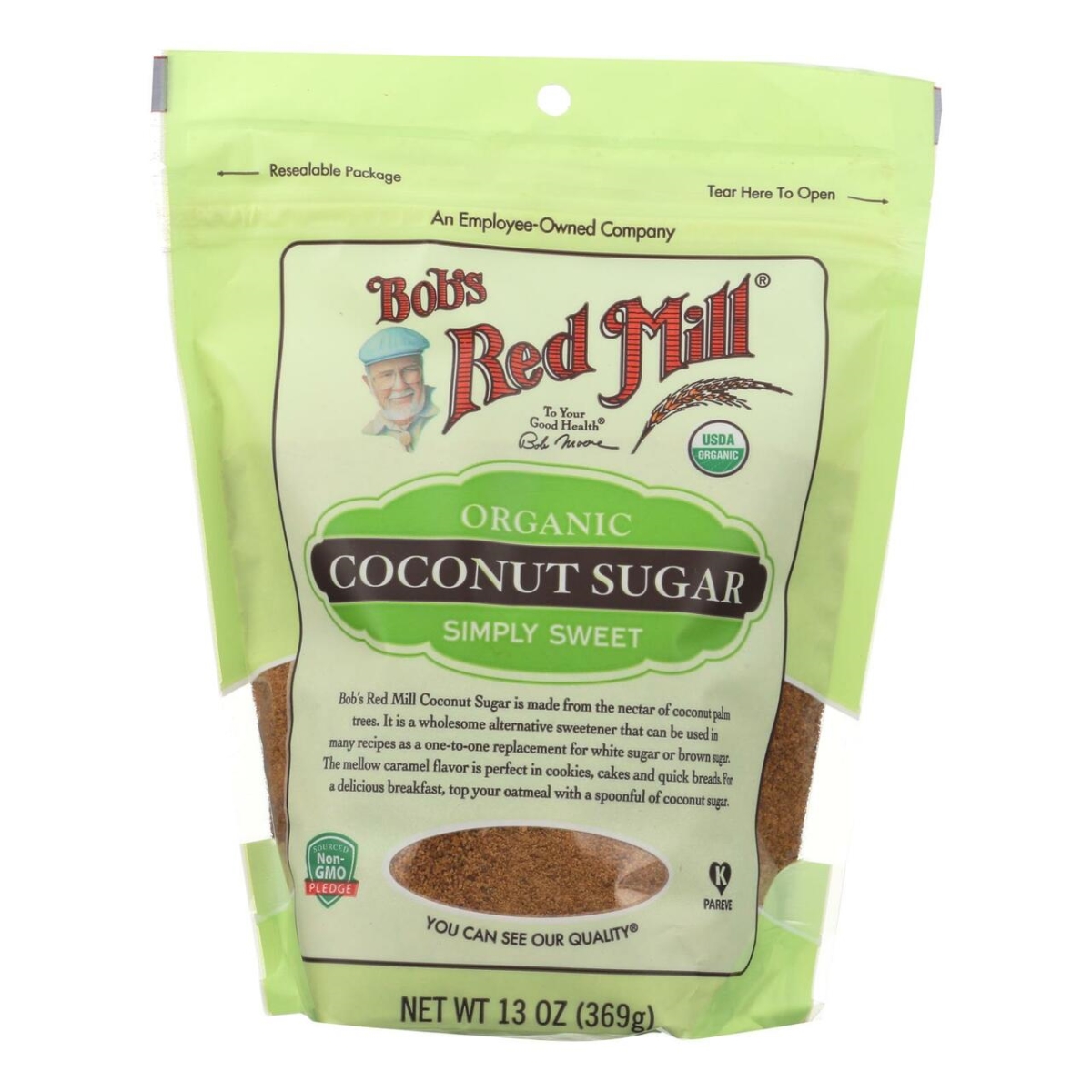 Picture of Bobs Red Mill HG2688885 13 oz Sugar Coconut - Case of 4