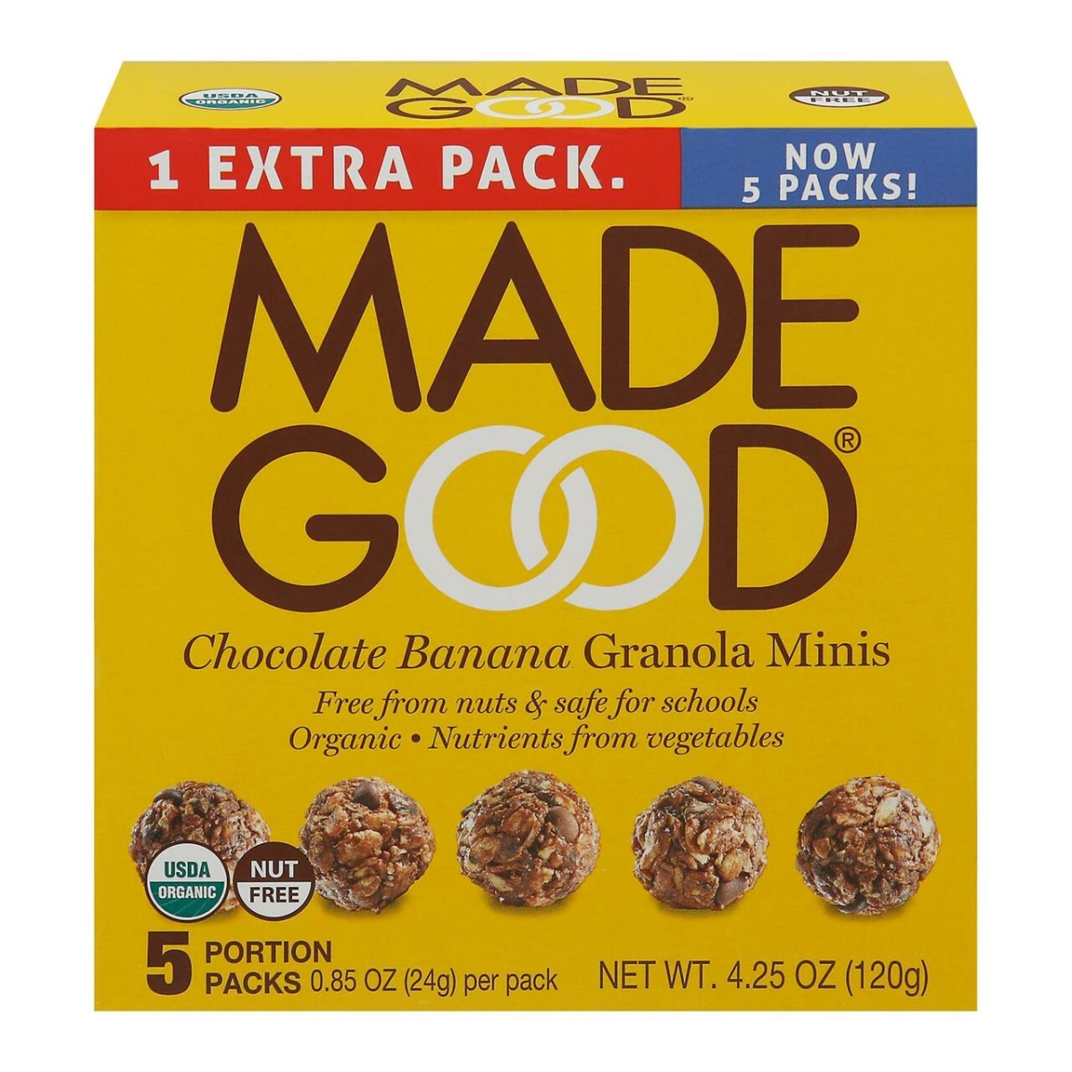Picture of Made Good HG2722395 5.83 oz Granola Mini Chocolate Ban - Case of 6
